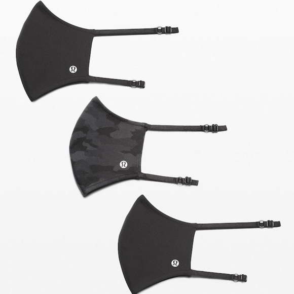 LULULEMON DOUBLE STRAP FACE MASK 3 PACK - Picture 6 of 12